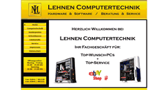 Desktop Screenshot of ml-computertechnik.de